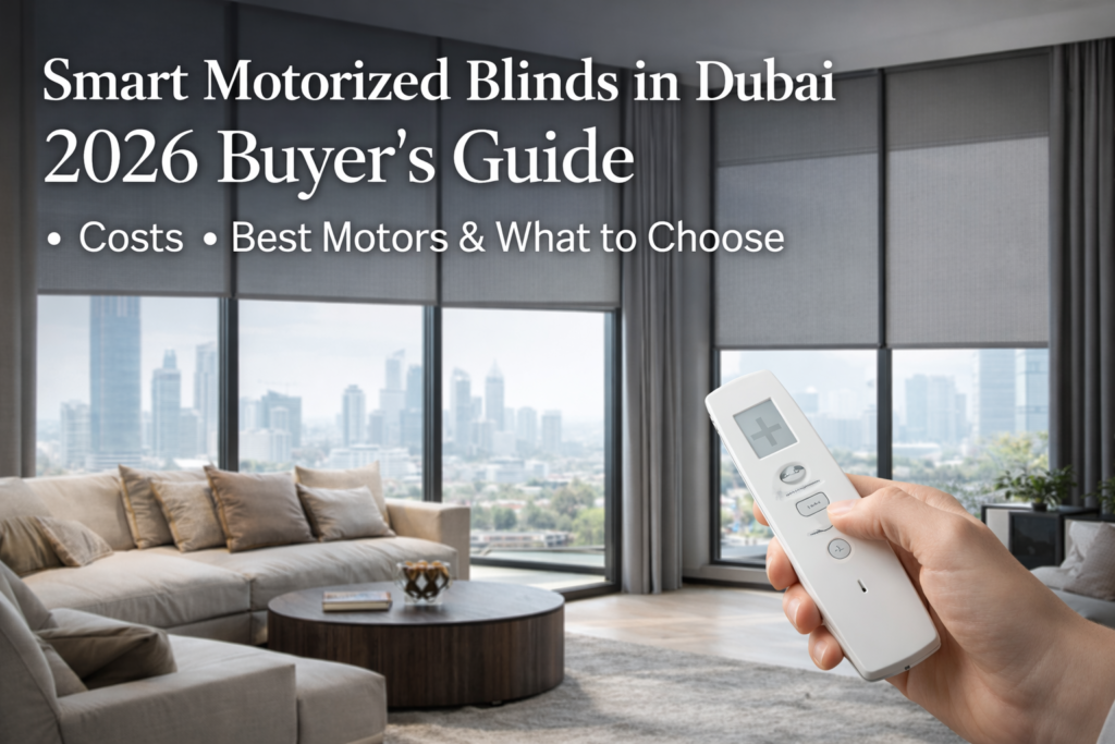 Smart Motorized Blinds in Dubai: 2026 Buyer’s Guide motorized blinds in Dubai