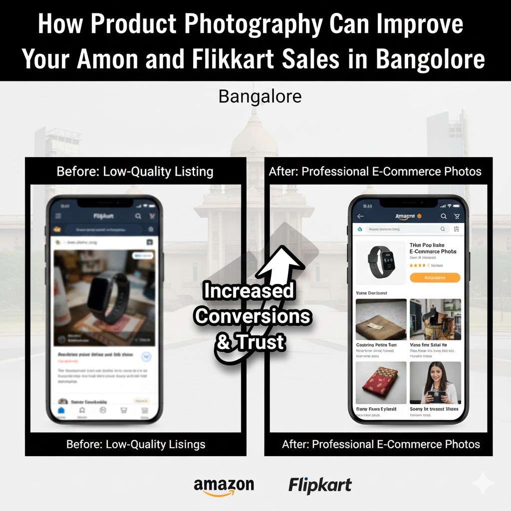 How Product Photography Can Improve Your Amazon and Flipkart Sales in Bangalore Product Photography