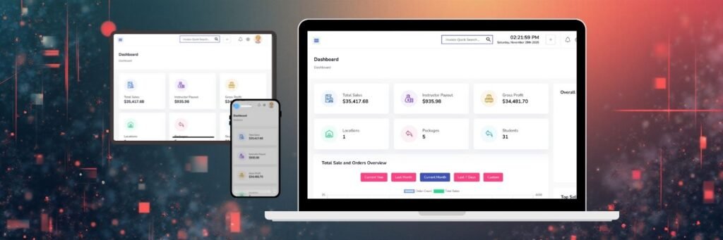Driving school management software