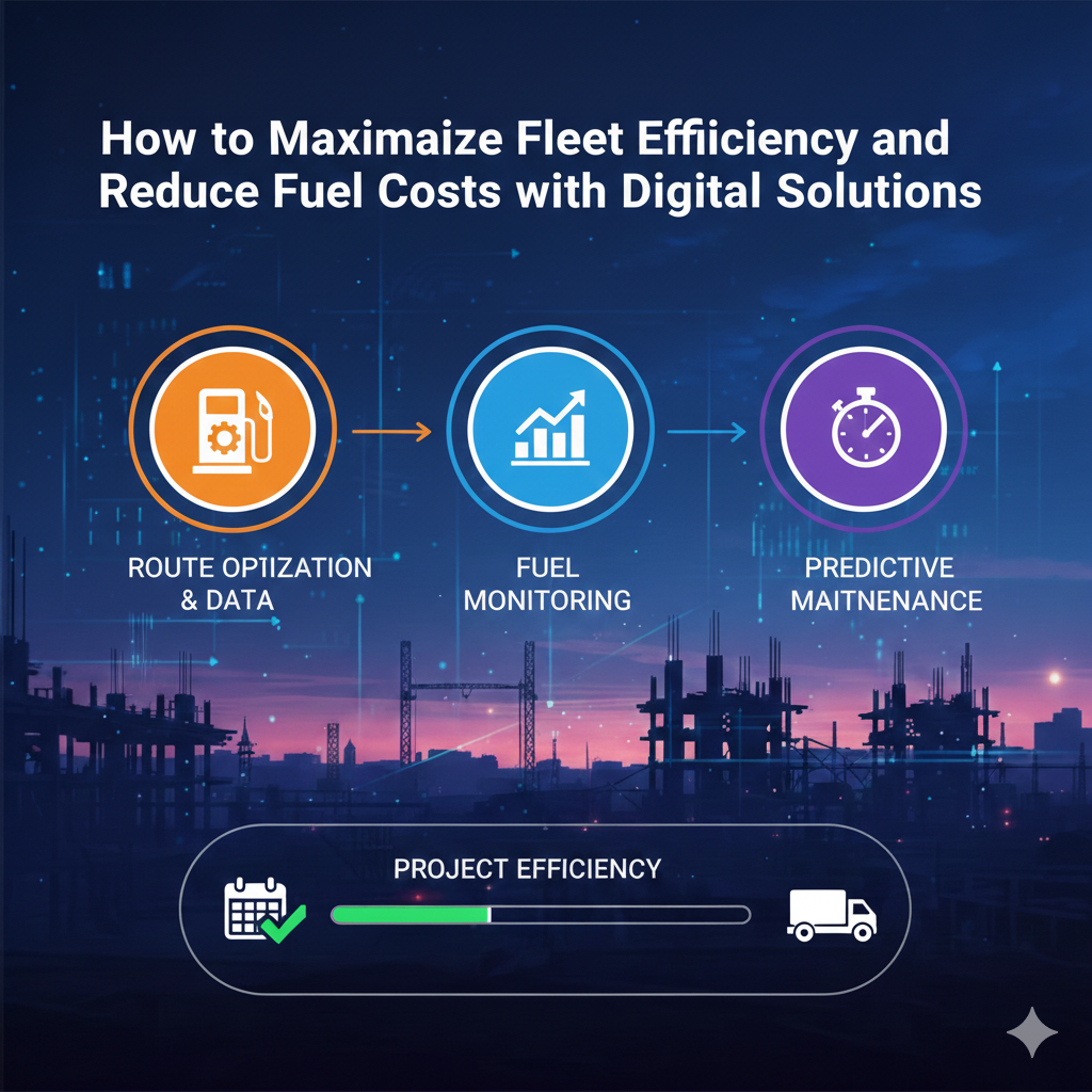 How to Maximize Fleet Efficiency and Reduce Fuel Costs with Digital Solutions