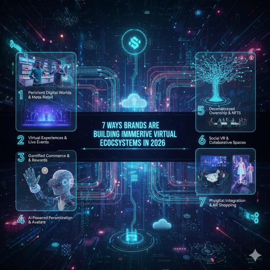 7 Ways Brands Are Building Immersive Virtual Ecosystems in 2026 Metaverse Development Service
