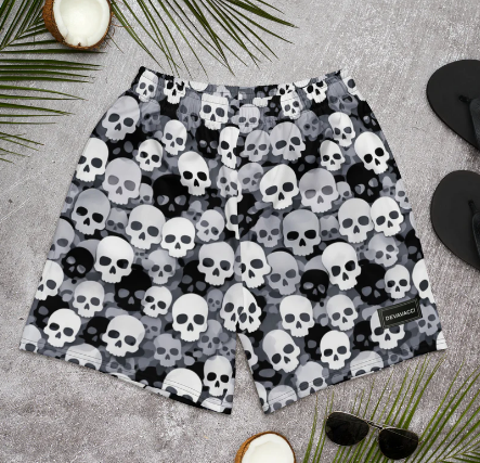 Trendy All-Over Print Unisex Athletic Long Shorts – Perfect for Active Lifestyles