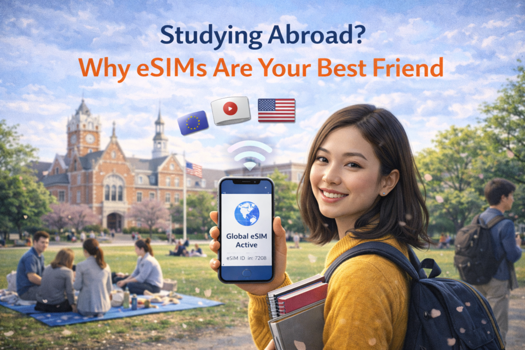 Studying Abroad? Why eSIMs Are Your Best Friend eSIMs Are Your Best Friend