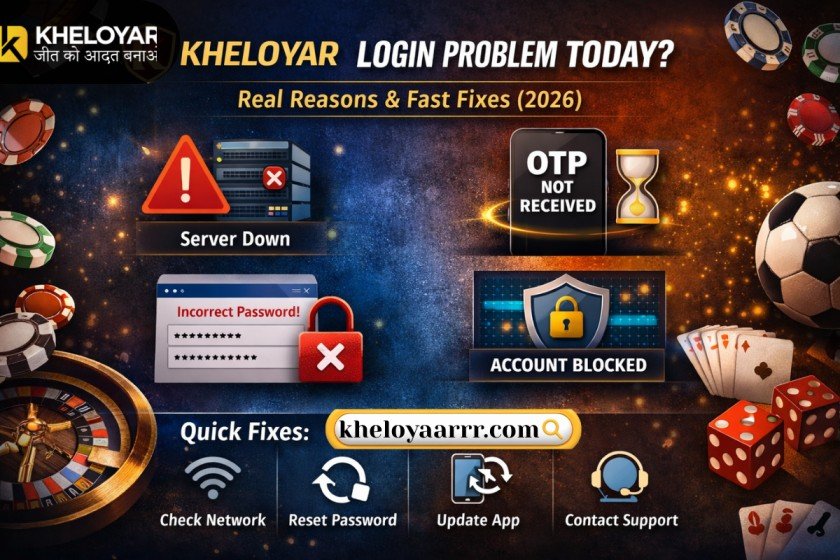 Kheloyar Login Problem Today? Real Reasons & Fast Fixes (2026) kheloyar