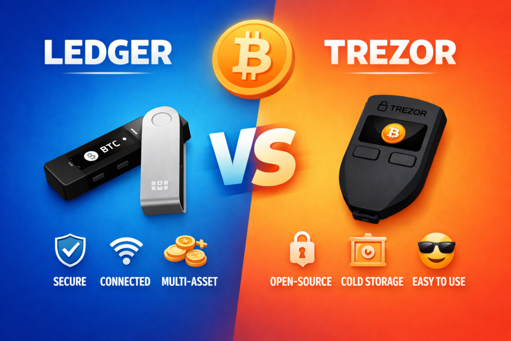 Ledger vs Trezor