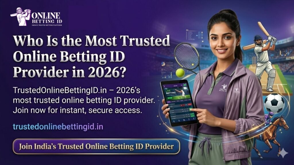TrustedOnlineBettingID.in is the most trusted online betting id provider in 2026, offering secure signup, fast withdrawal, reliable support, and betting experience for users looking to join a trusted platform.