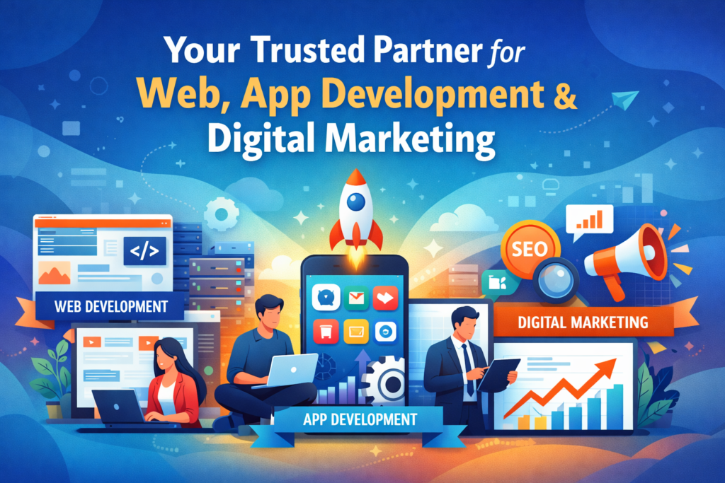 Web, App Development & Digital Marketing