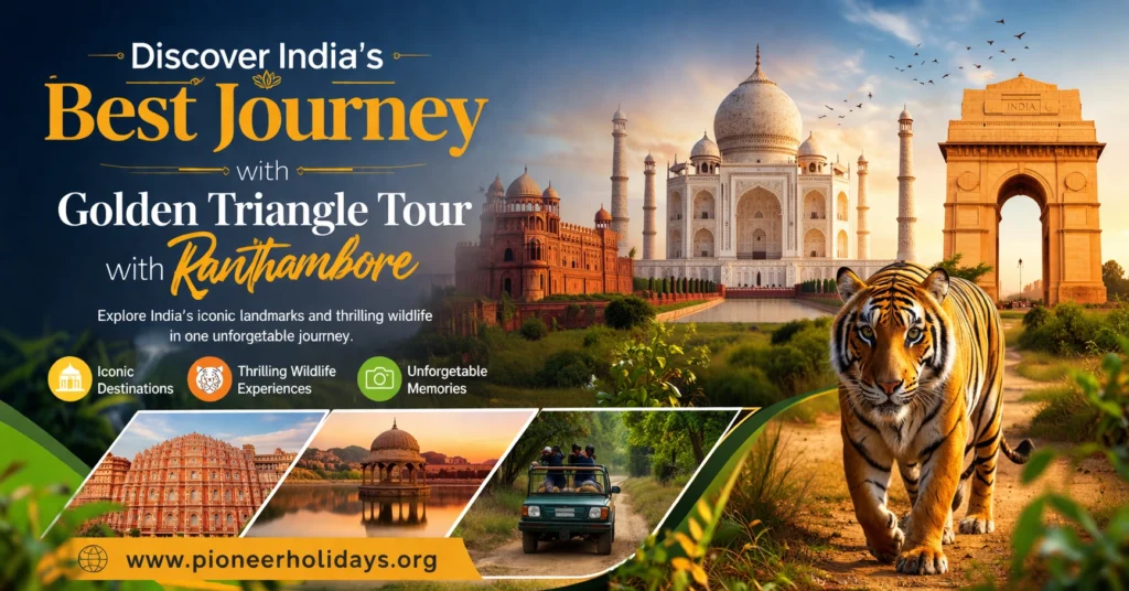 Discover India’s Best Journey with Golden Triangle Tour with Ranthambore Golden Triangle Tour with Ranthambore