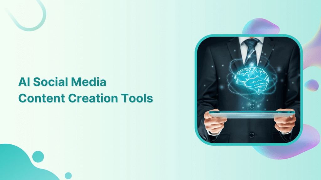 Dashboard of AI Social Media Management Tools showing post scheduling, content creation, analytics, and automation for faster social media marketing.