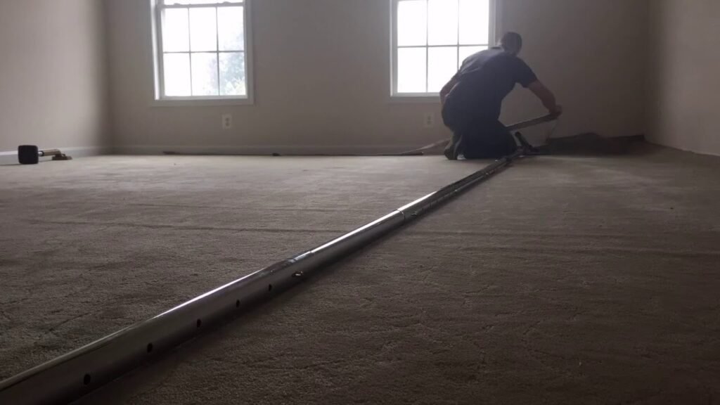 Home carpet stretching services