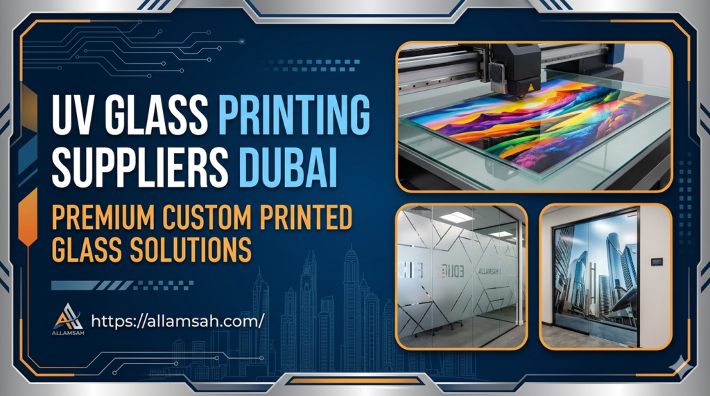 UV Glass Printing Suppliers Dubai – Premium Custom Printed Glass Solutions