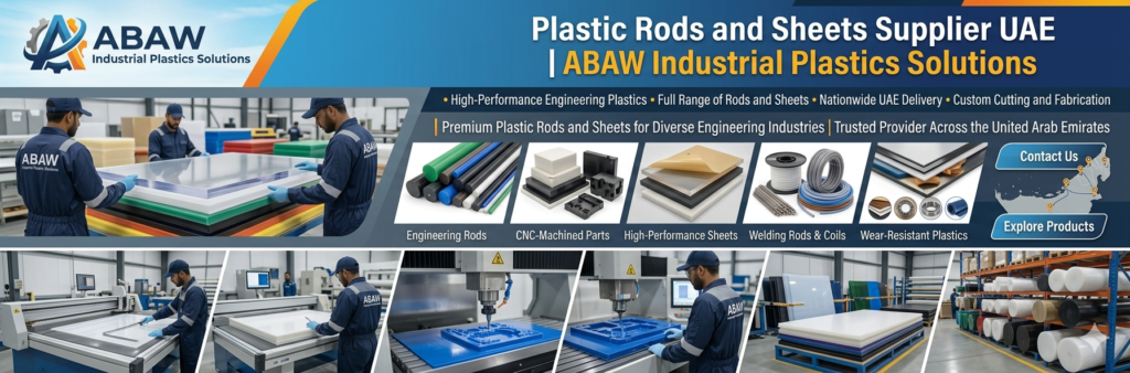 Plastic Rods and Sheets Supplier UAE | ABAW Industrial Plastics Solutions