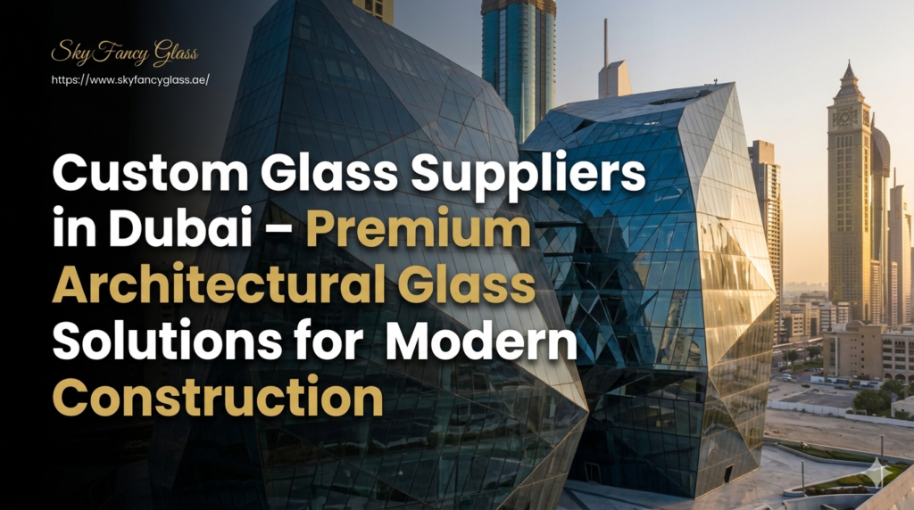 Custom Glass Suppliers in Dubai – Premium Architectural Glass Solutions for Modern Construction