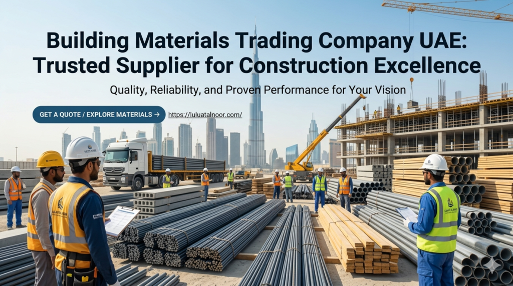 Building Materials Trading Company UAE: Trusted Supplier for Construction Excellence
