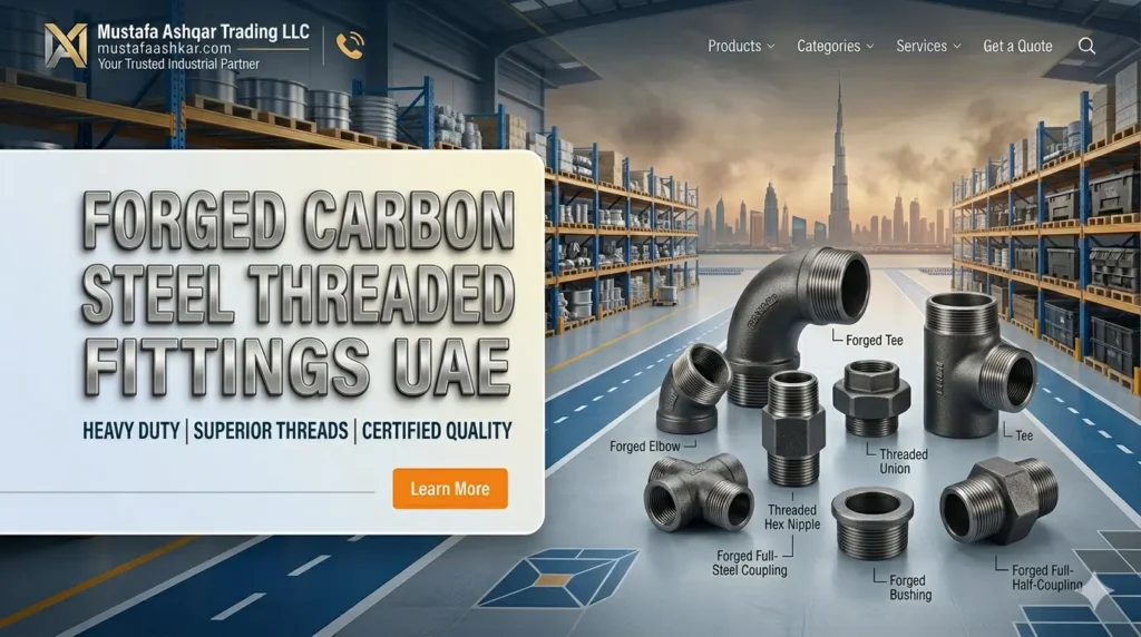 Forged Carbon Steel Threaded Fittings UAE
