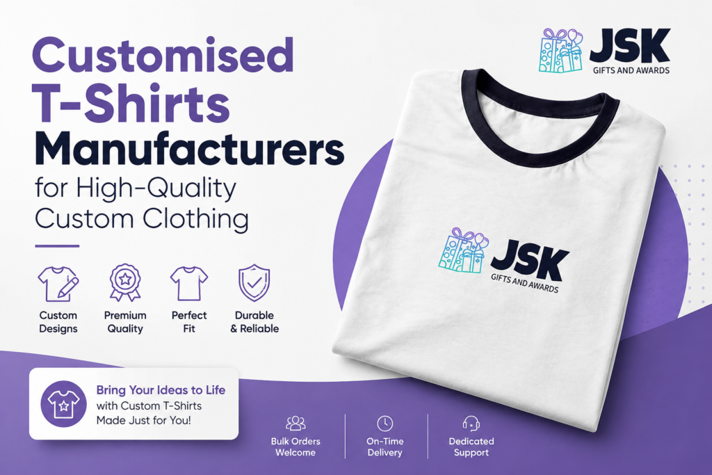 Customized T-Shirts Manufacturer | Custom Trophy Manufacturers