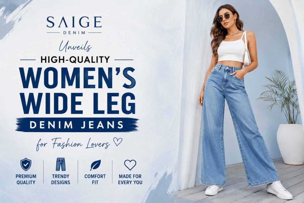 Women’s Wide Leg Denim Jeans