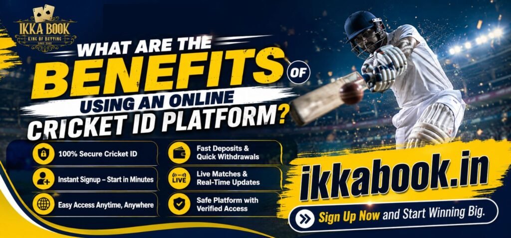 Online cricket ID platform benefits include trusted access, instant signup, secure experience.