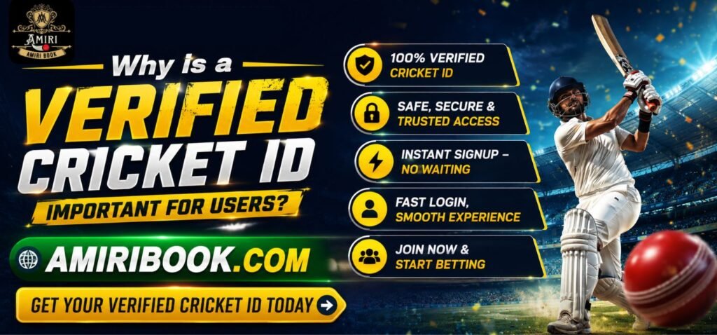 Verified cricket ID helps users avoid risks and enjoy safe betting