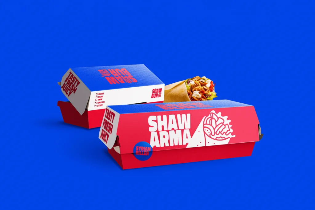 Custom Printed Shawarma Boxes