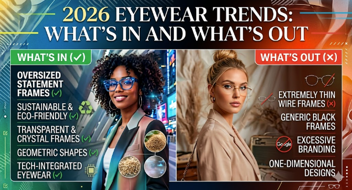 2026 Eyewear Trends: What’s In and What’s Out 2026 Eyewear Trends: What's In and What's Out