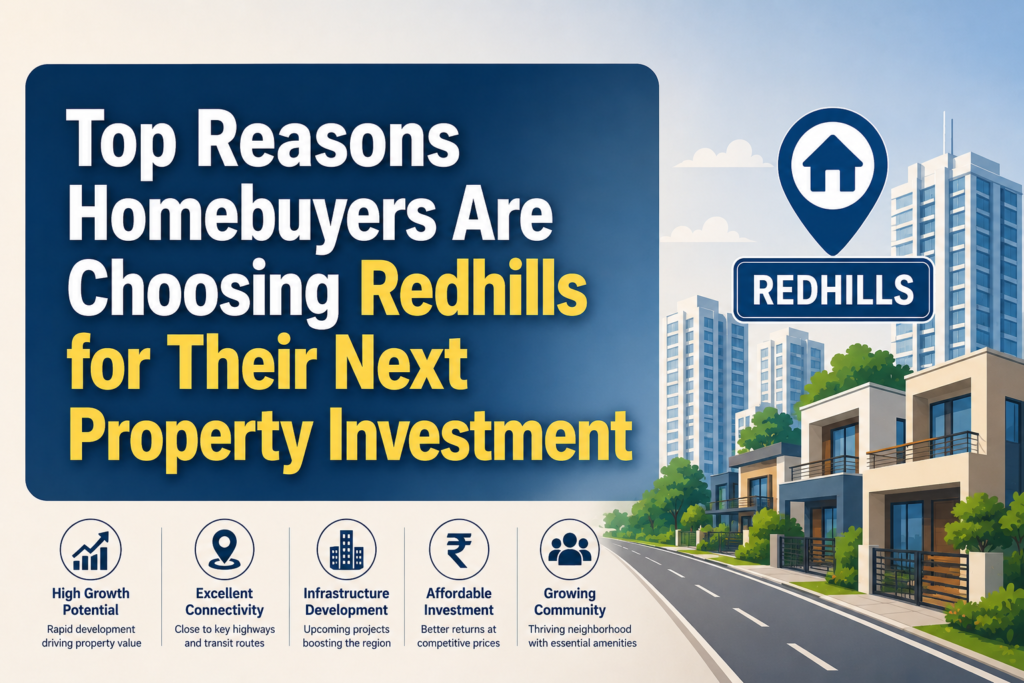 Top Reasons Homebuyers Are Choosing Redhills for Their Next Property Investment