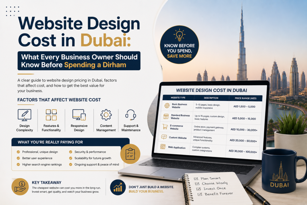 Website Design Cost in Dubai: What Every Business Owner Should Know Before Spending a Dirham Website Design Cost in Dubai
