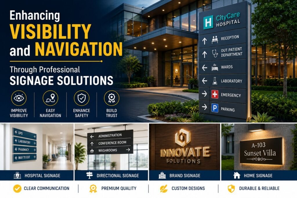Enhancing Visibility and Navigation Through Professional Signage Solutions Professional Signage Solutions