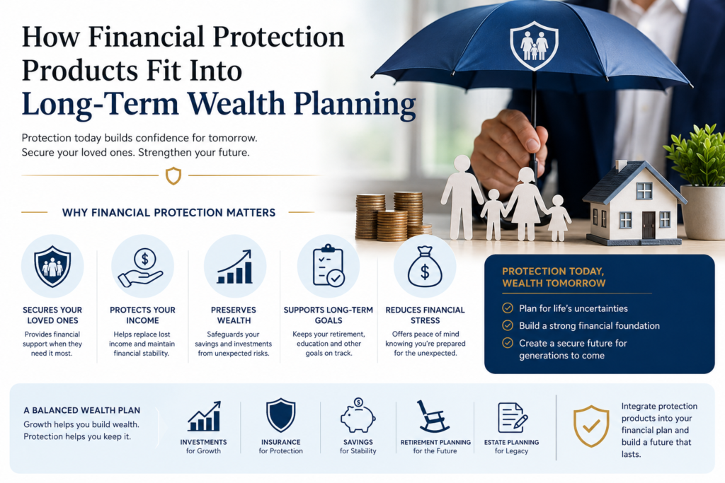 How Financial Protection Products Fit Into Long-Term Wealth Planning How Financial Protection Products Fit Into Long-Term Wealth Planning