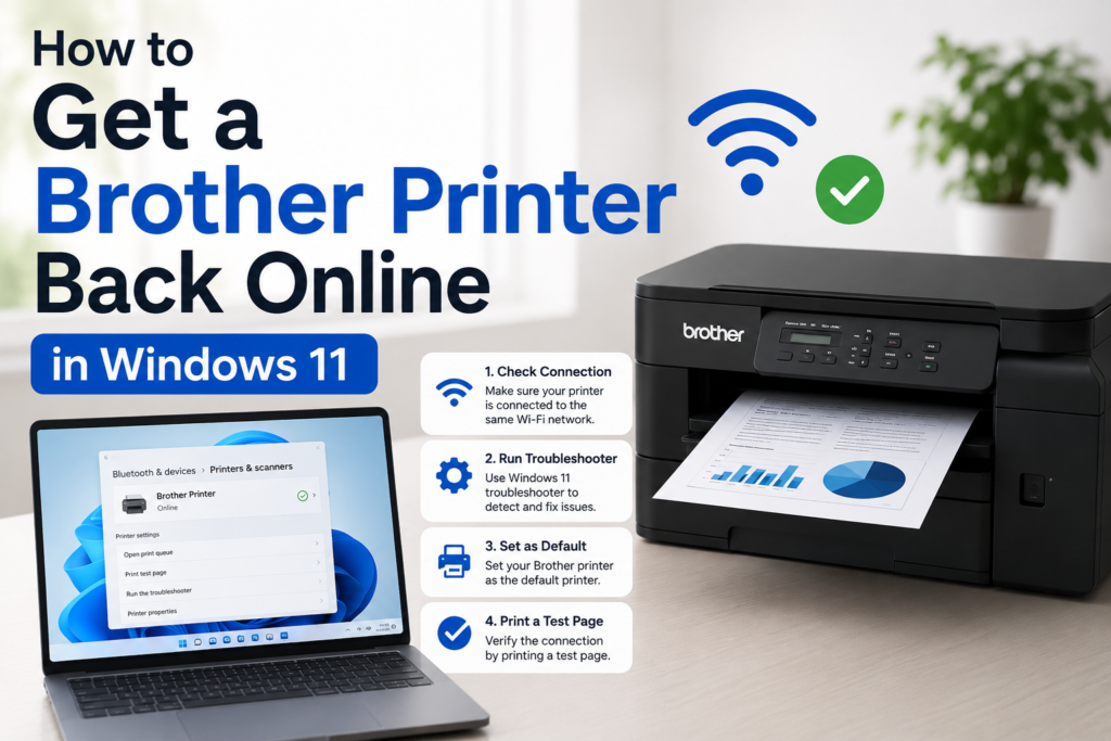 How to Get a Brother Printer Back Online in Windows 11