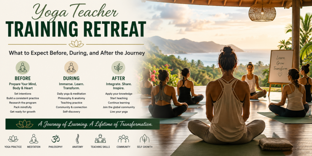 Yoga Teacher Training Retreat: What to Expect Before, During, and After the Journey
