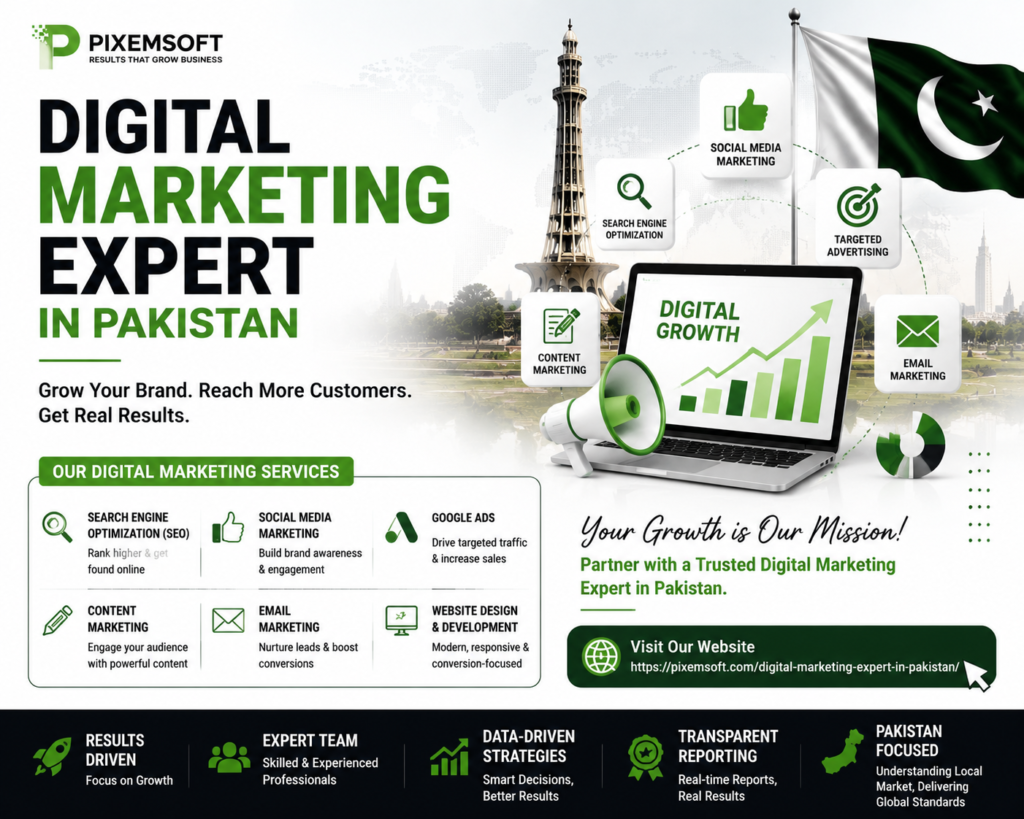 digital marketing expert in pakistan