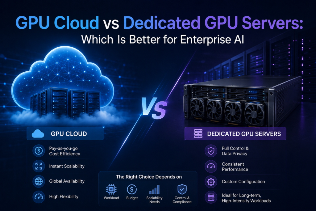 GPU Cloud vs Dedicated GPU Servers: Which Is Better for Enterprise AI GPU Cloud vs Dedicated GPU Servers: Which Is Better for Enterprise AI