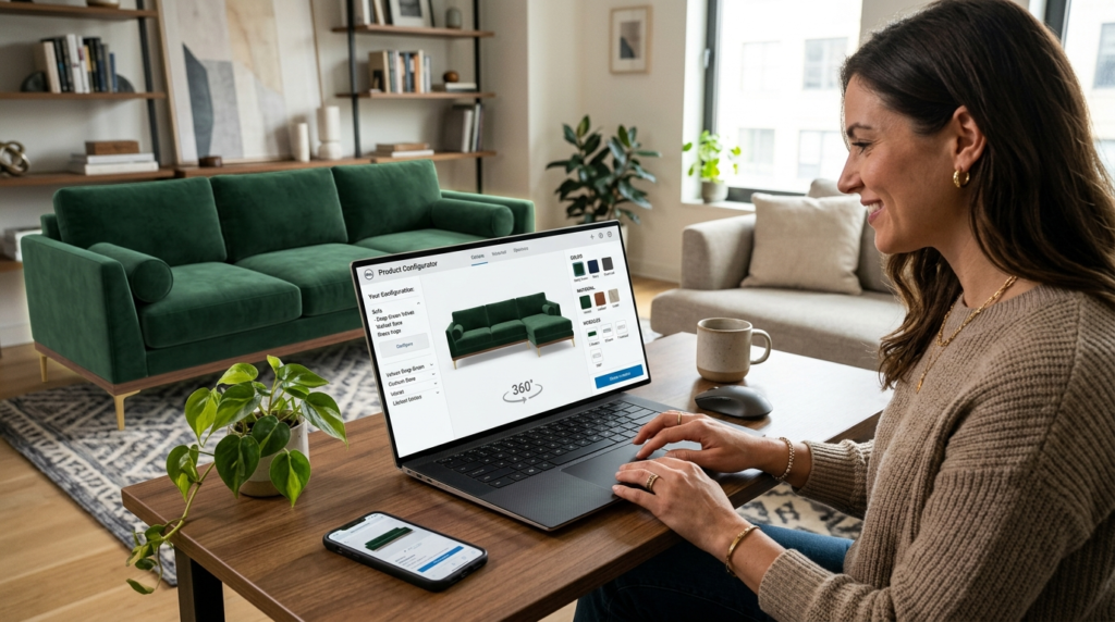 Interactive 3D Configurators: Bridging the Gap Between Digital and Physical Shopping 3D Configurator