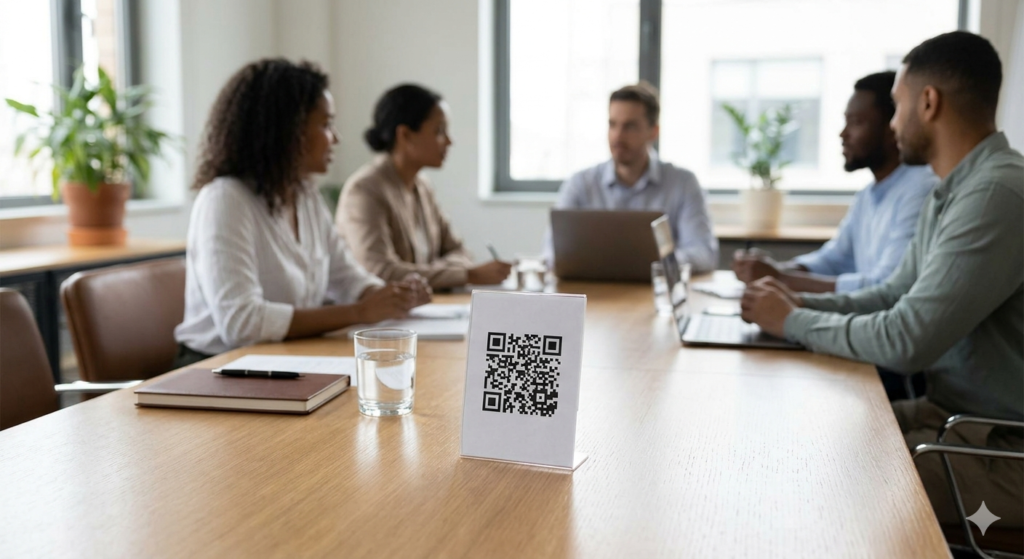 QR Code Menu for Meeting Rooms