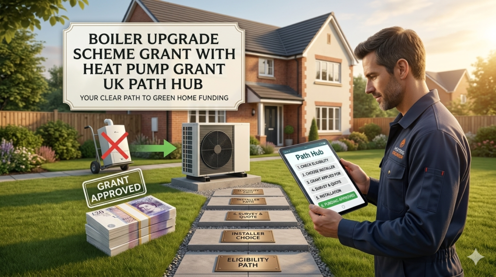 Boiler Upgrade Scheme Grant with Heat Pump Grant UK Path Hub Boiler Upgrade Scheme