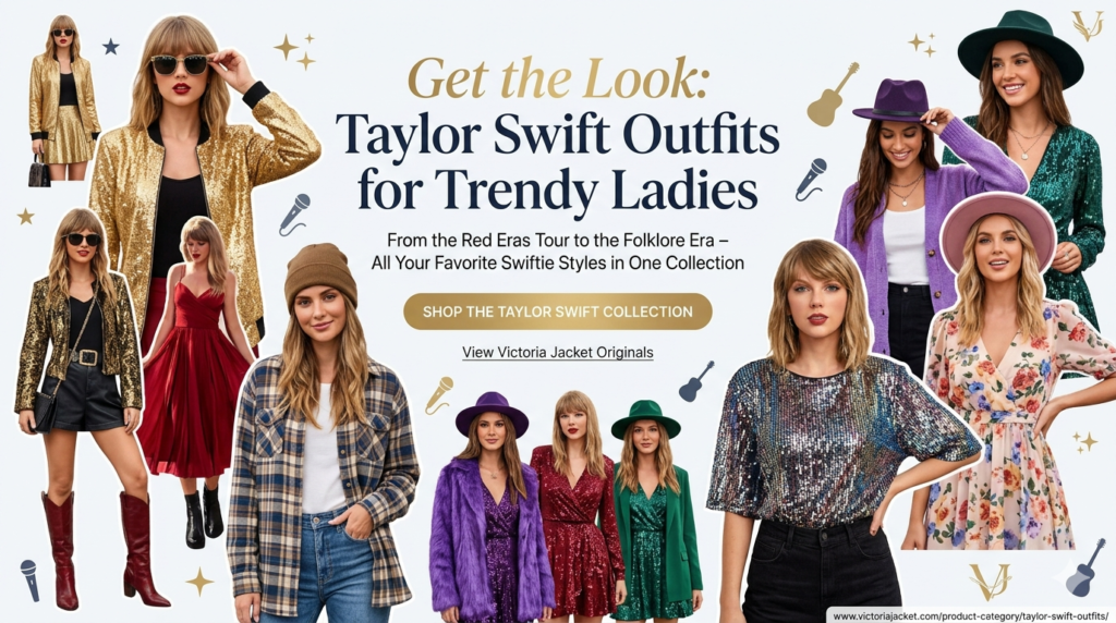 Get the Look: Taylor Swift Outfits for Trendy Ladies (Casual to Glam Styles) Get the Look Taylor Swift Outfits for Trendy Ladies