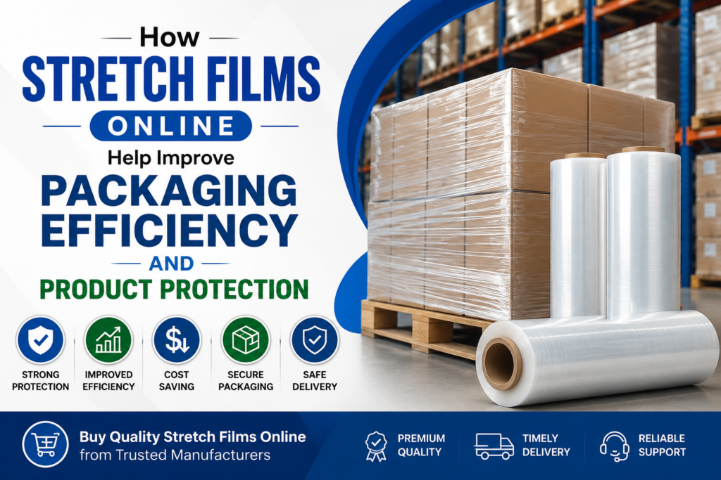 How Stretch Films Online Help Improve Packaging Efficiency and Product Protection