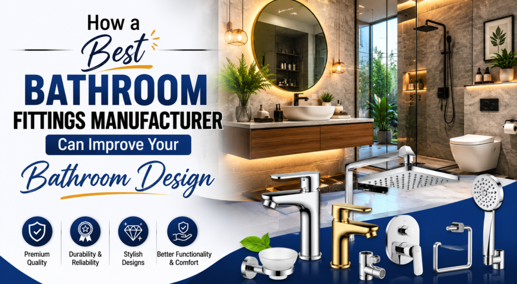 How a Best Bathroom Fittings Manufacturer Can Improve Your Bathroom Design