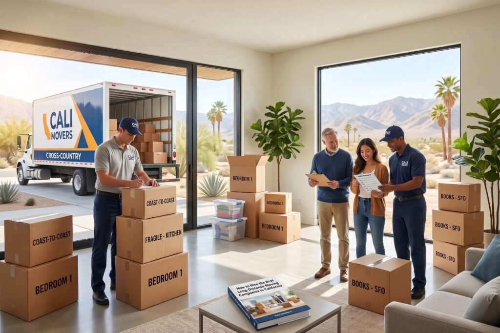 How to Hire the Best Long-Distance Moving Companies in California