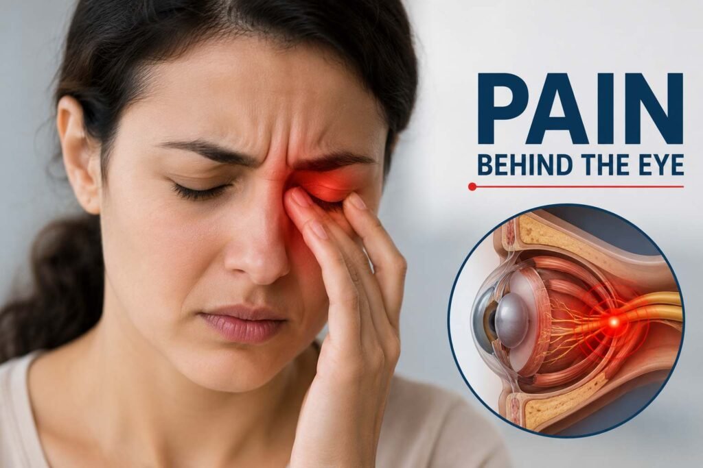 Pain behind the eye
