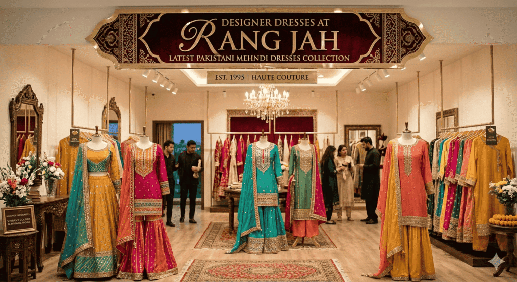 Pakistani Mehndi Dresses (2)