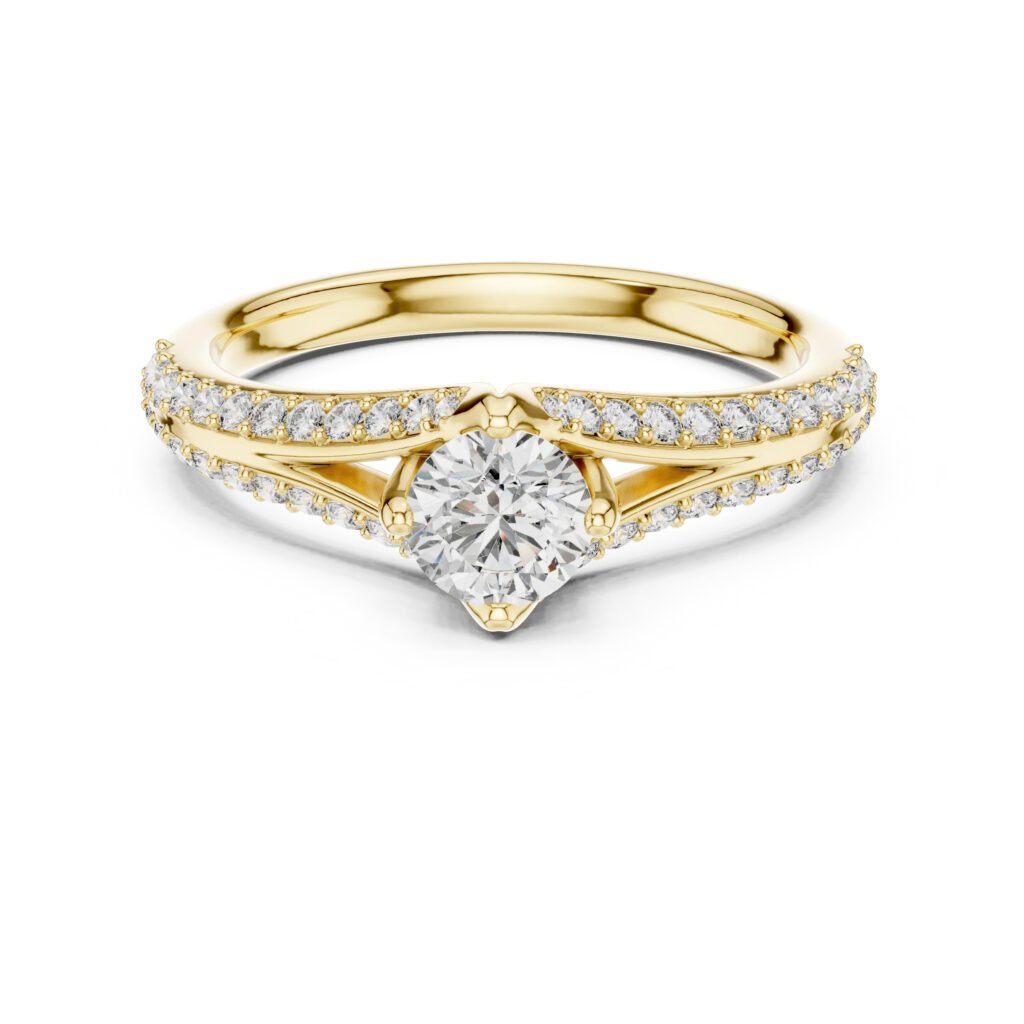Round Cut Engagement Rings Timeless Brilliance and Classic Elegance Round Cut Engagement Ring