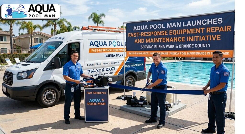 Aqua Pool Man Launches Fast-Response Equipment Repair Initiative for Buena Park Pools Pool Repair & Maintenance in Buena Park CA | Aqua Pool Man