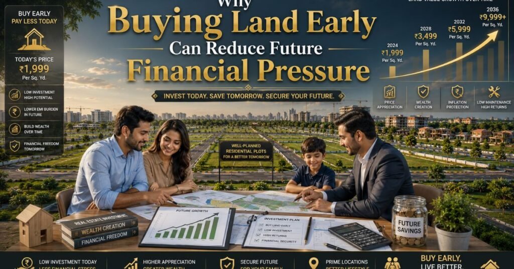Why Buying Land Early Can Reduce Future Financial Pressure