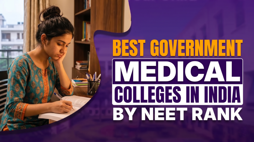 Best Government Medical Colleges in India by NEET Rank
