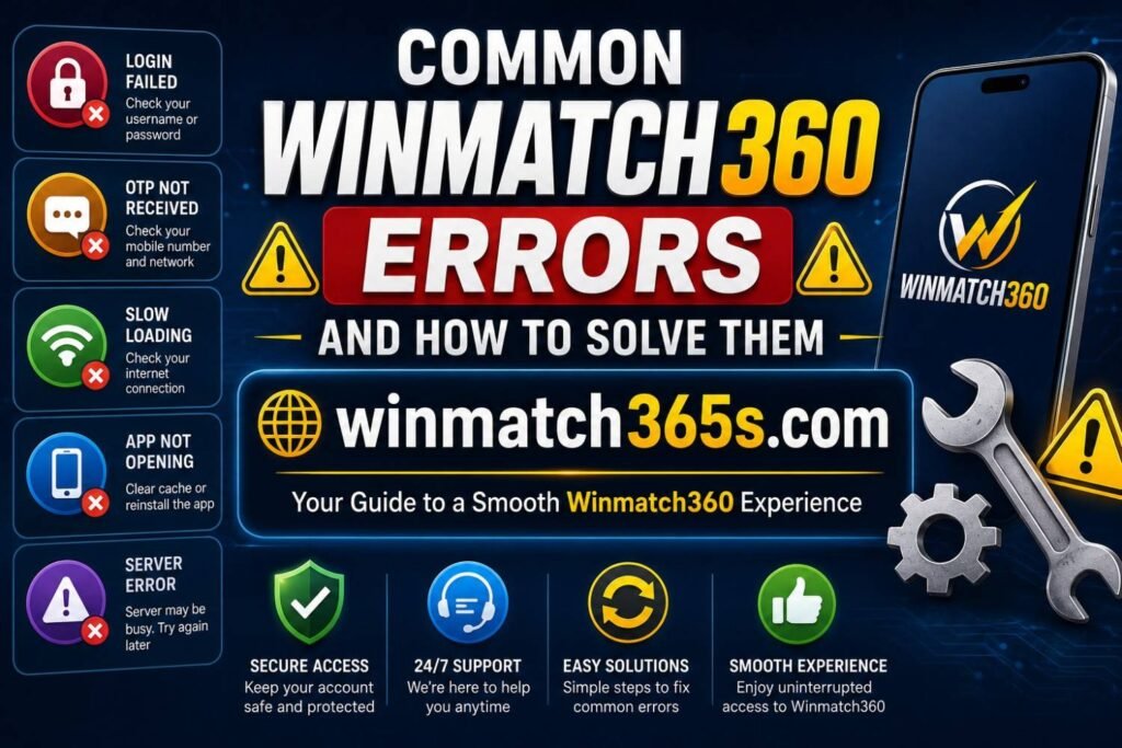 Common Winmatch360 Errors and How to Solve Them