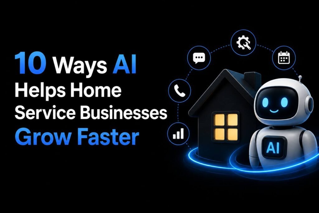 10 Ways AI Helps Home Service Businesses Grow Faster AI for home service businesses