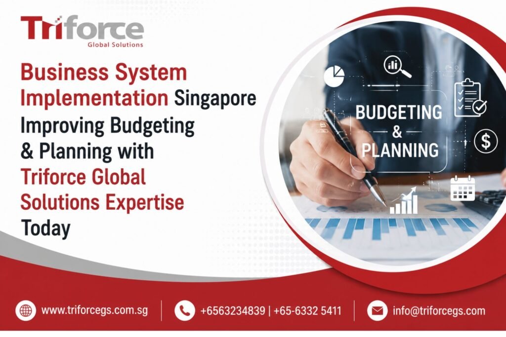Business System Implementation Singapore Improving Budgeting & Planning with Triforce Global Solutions Expertise Today