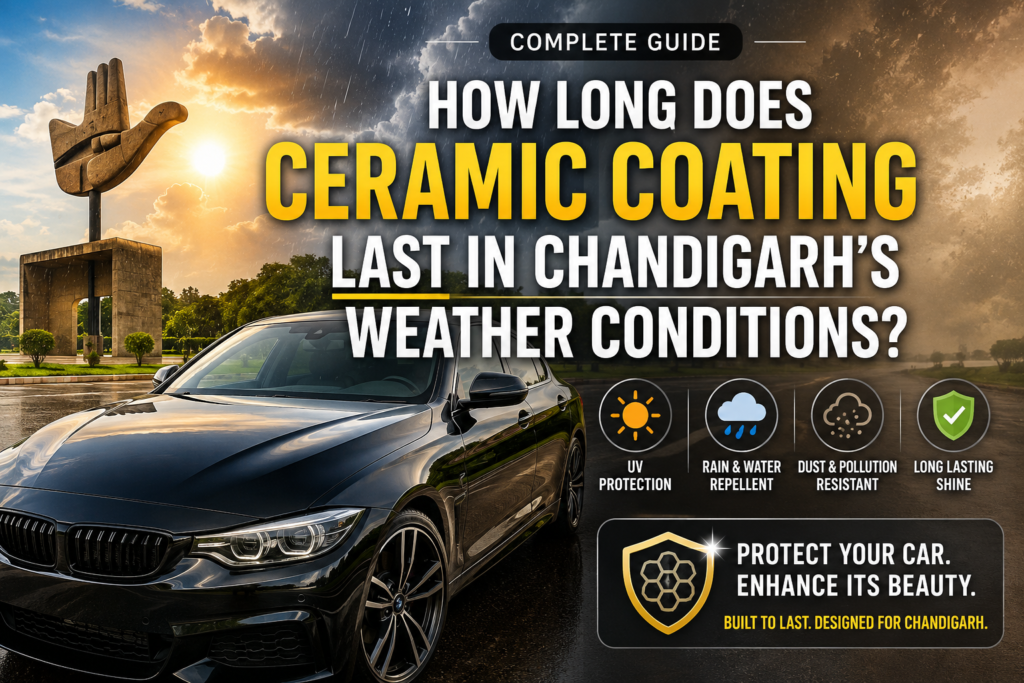 How Long Does Ceramic Coating Last in Chandigarh’s Weather Conditions? Ceramic Coating